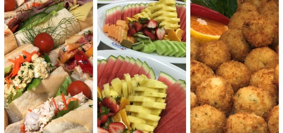 Dropoff platters by Cherry's Catering