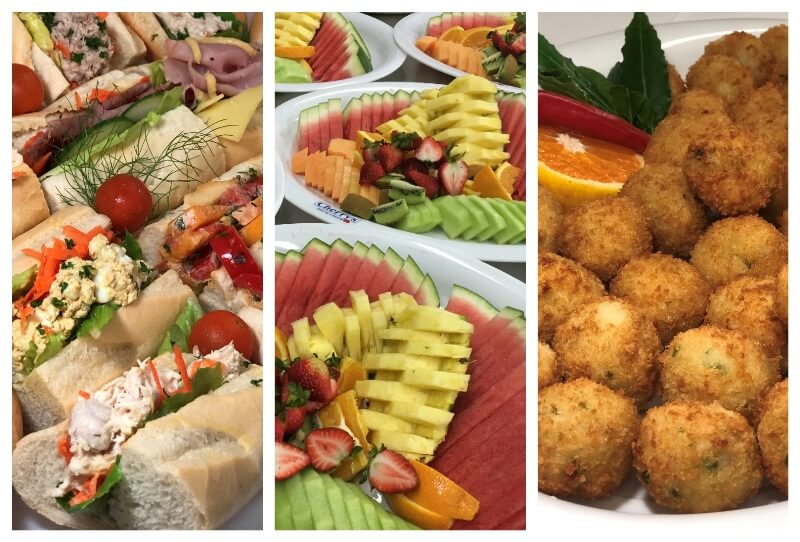 Dropoff platters by Cherry's Catering