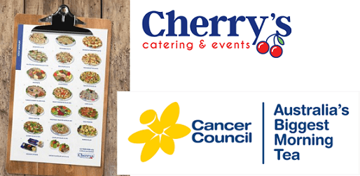 Australia Biggest Morning Tea by Cherry’s Catering Perth event promotional poster