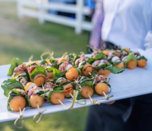 luxury events with gourmet catering