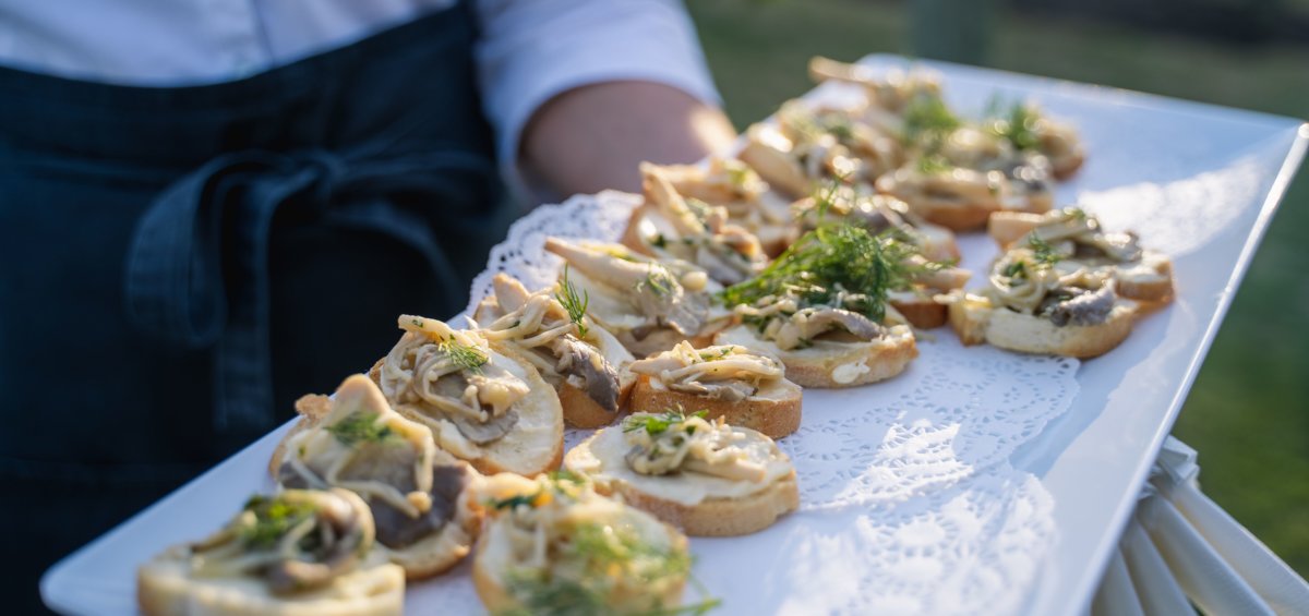 Organise hassle free catering with Cherry's Catering, Perth with a selection of delicious canapés available to choose from