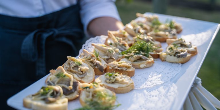 Organise hassle free catering with Cherry's Catering, Perth with a selection of delicious canapés available to choose from