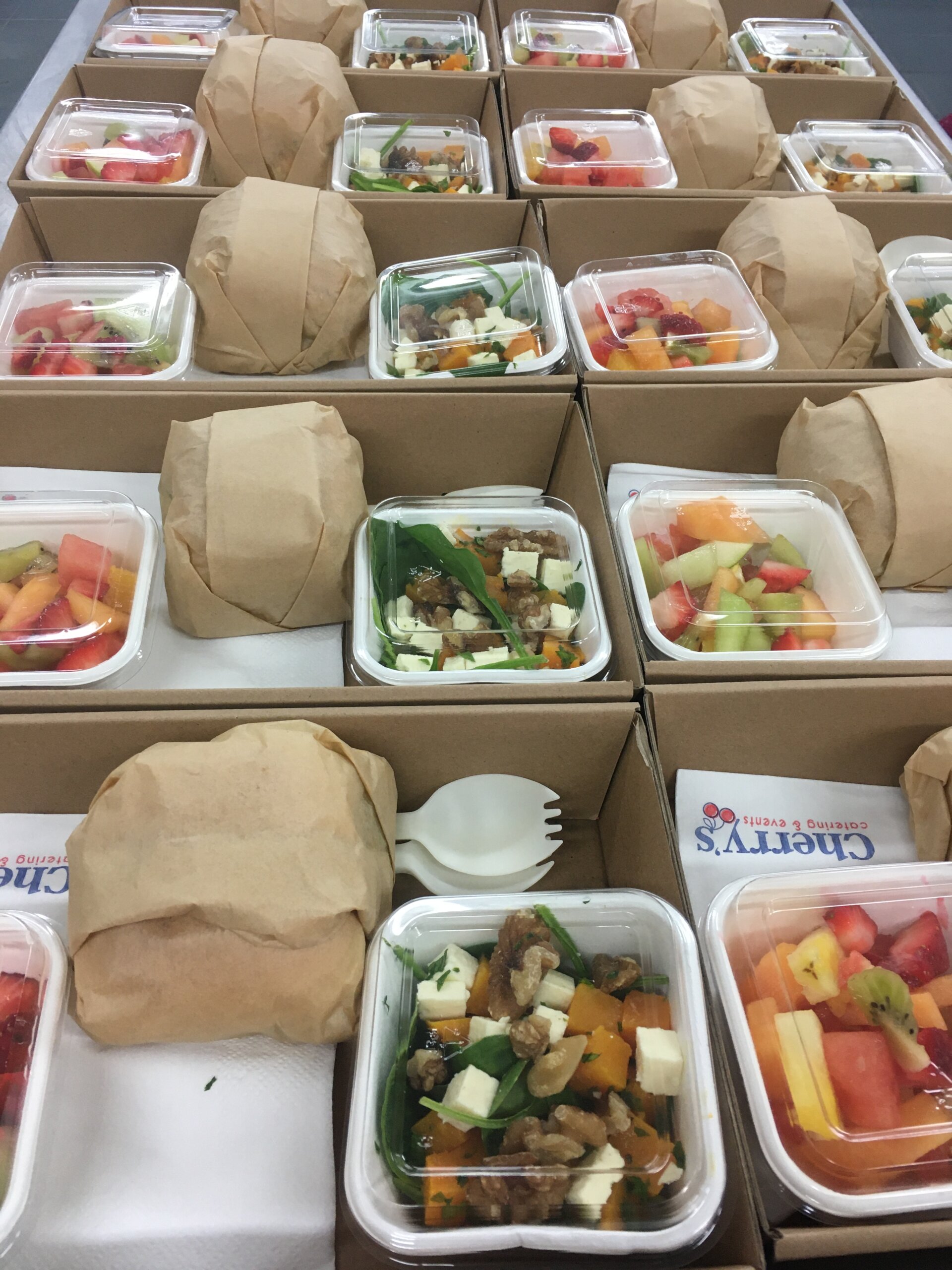 Individual Lunchboxes by Cherry's Catering for events in Perth