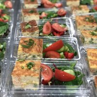 Cherry's Catering Frittata & Salad lunch catering option