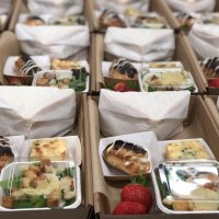 Cherry's Catering individual lunch boxes for corporate and school catering in Perth